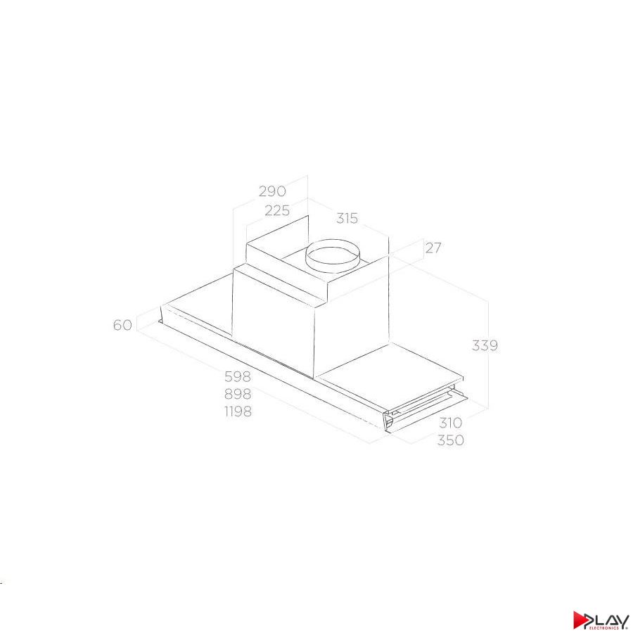 Elica BOX IN PLUS IXGL A/60 | PLAY Electronics